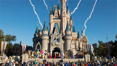 Cinderella's Castle in Disneyland.