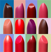 lipsticks of many different colours