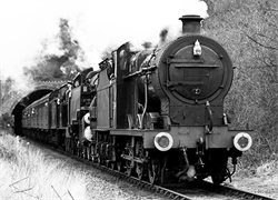 Early steam train.