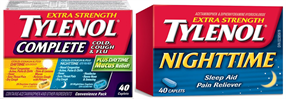 Tylenol Complete and Tylenol Nighttime