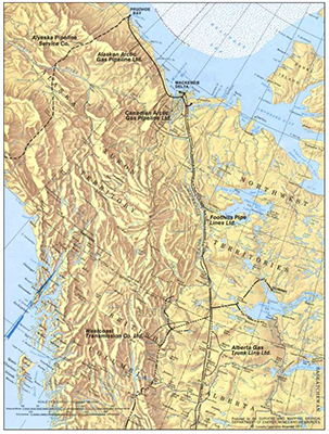 Image of proposed pipeline map