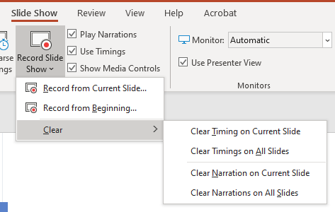 show video controls in powerpoint for mac