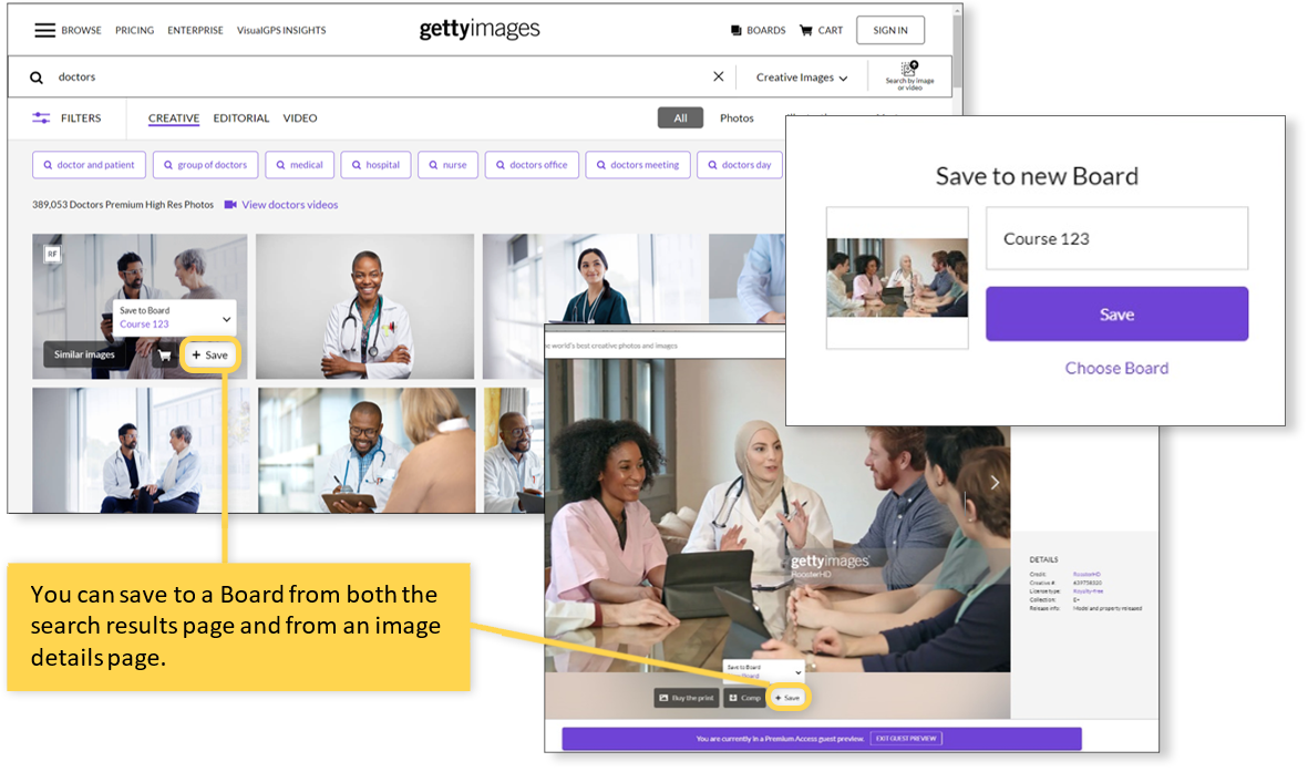 Getty Images: Premium Access Guest Preview