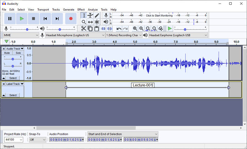Delegation sit Lying How to Record Audio with Audacity & GarageBand
